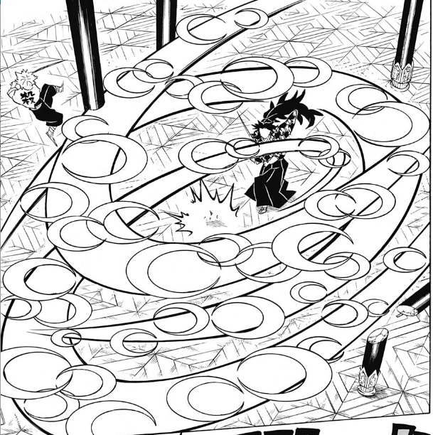 月の呼吸 伍ノ型 月魄災渦 『鬼滅の刃』