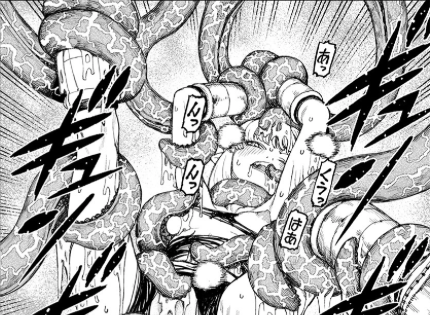 桐葉と触手プレイ / 『つぐもも』第25巻