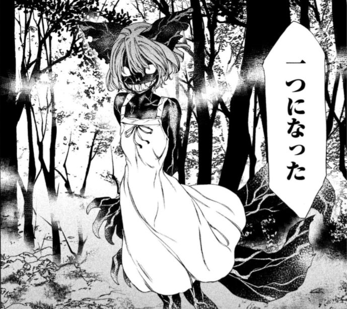 修一の能力の第二形態 吉岡千尋との完全な合体 『グレイプニル』