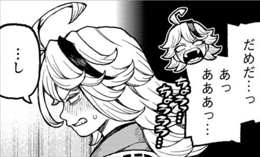赤面するしらね『つぐもも』第136話「死支度」