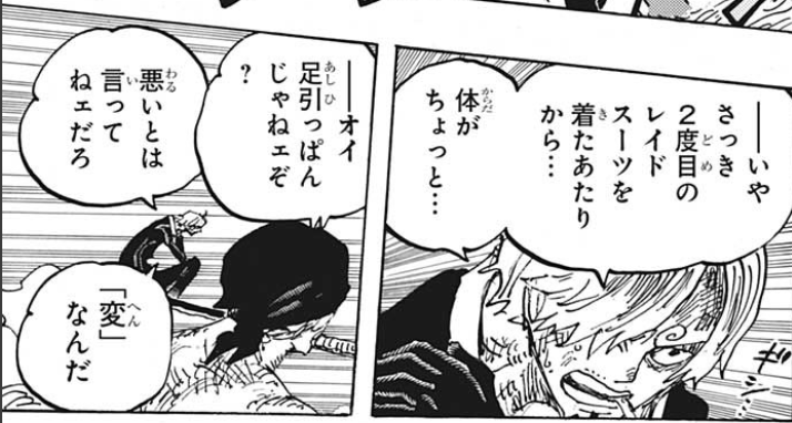 One Piece サンジの炎はルナーリア族 ゾロとリューマの関係判明 第1023話 瓜二つ 内容紹介 レビュー感想考察